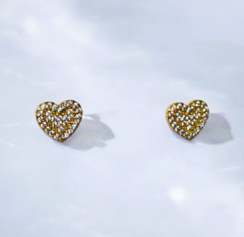Aros bañados en Oro (Modelo Love) - Imagen 2