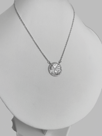 Collar de plata calidad 925 (Modelo Tree of life) - Imagen 3